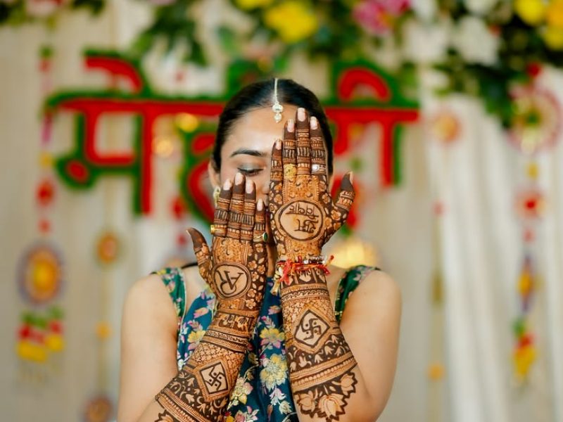 bride mehendi